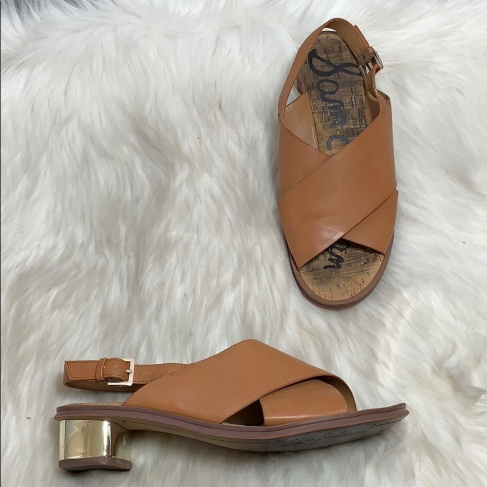Sam & Libby Torin Open Toe Slingback‎ Sandal Sz 8.5